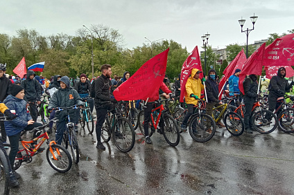 Студенты НТИ участвовали в городской велоэстафете