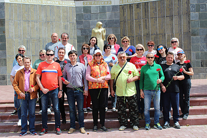 Сотрудники НТИ в составе делегации СКФУ посетили места боевой славы защитников Кавказского хребта