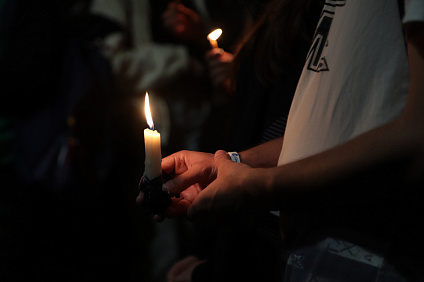 Коллектив НТИ СКФУ принял участие в акции «Свеча памяти» 