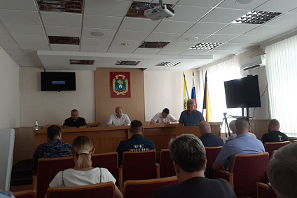 Заседание антитеррористической комиссии города Невинномысска